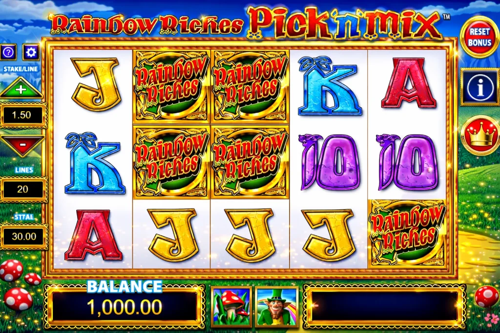 Rainbow Riches Pick ’n’ Mix Demo Slot